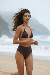 Bikini Top Triangle ― Coffee