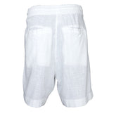 Tied Linen White Shorts
