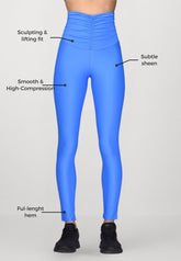 Sculpt High-Waist Leggings - Sky Blue