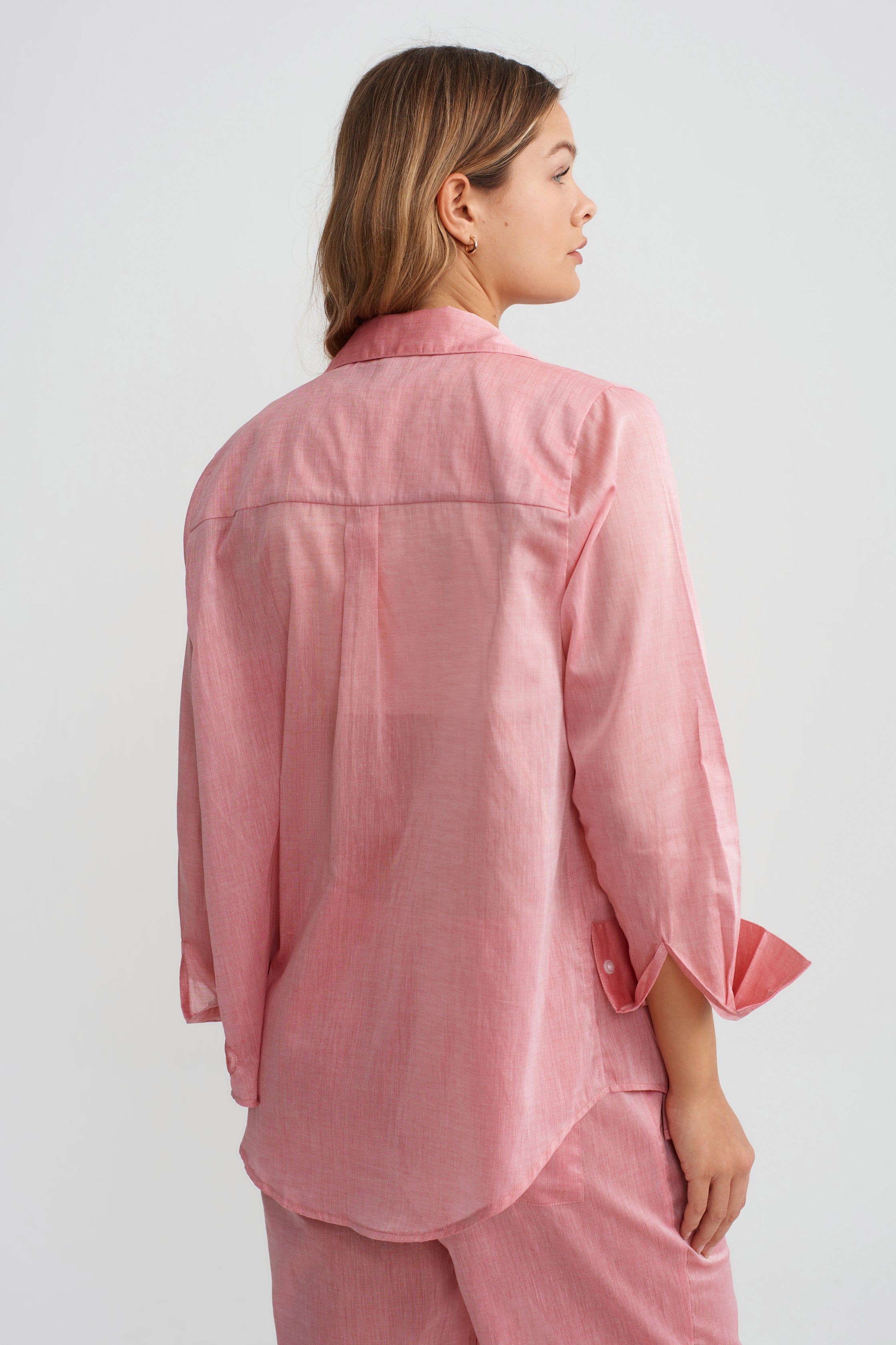 LOUNGE SHIRT - SUNSET PINK