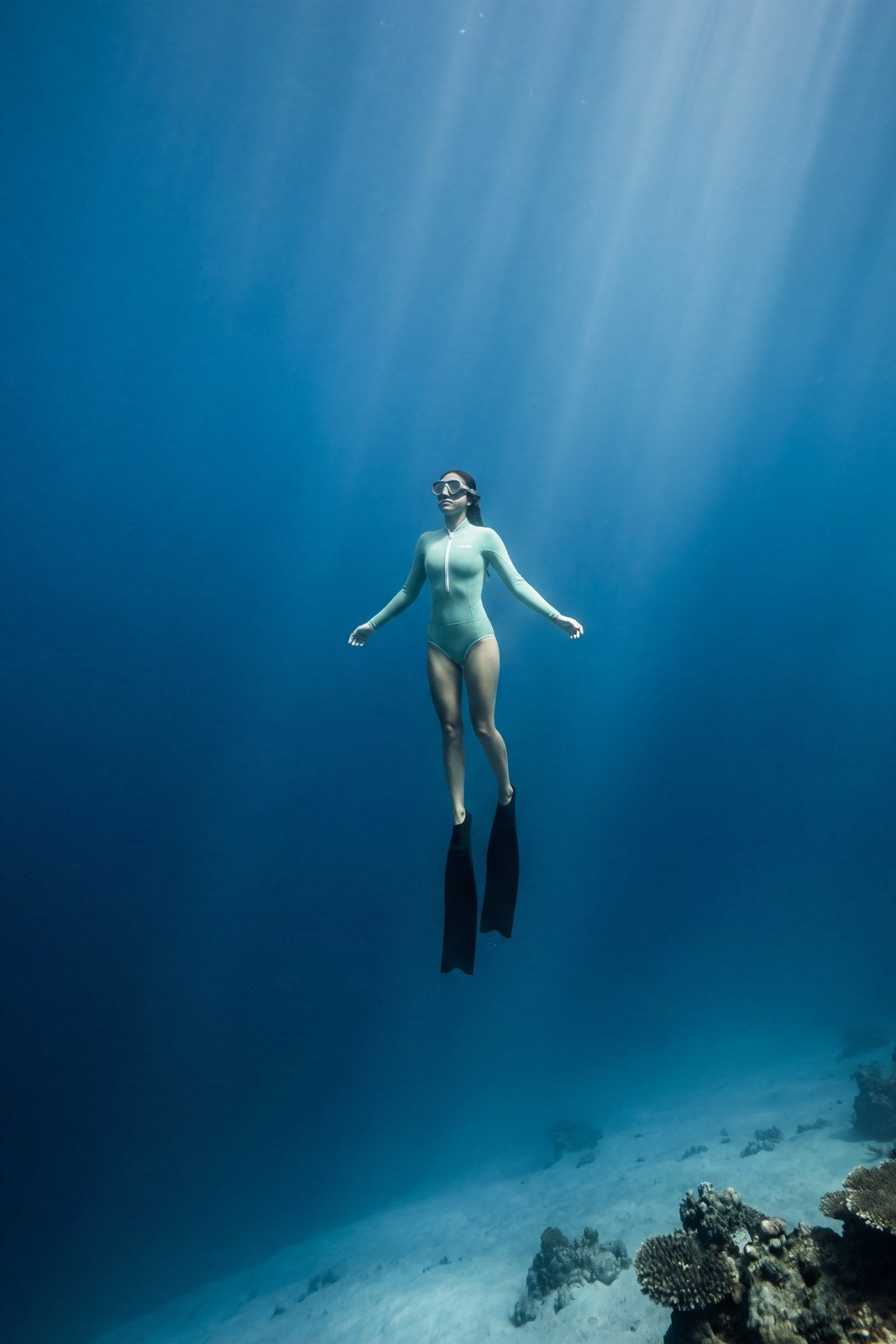 Horizonia Yulex® Springsuit Wetsuit ― Aquamarine