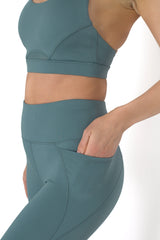 POWERFLOW HIGH-RISE POWER LEGGINGS SLATE BLUE