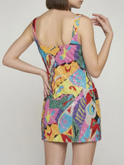 Boston Vibrant Hand-Beaded Dress
