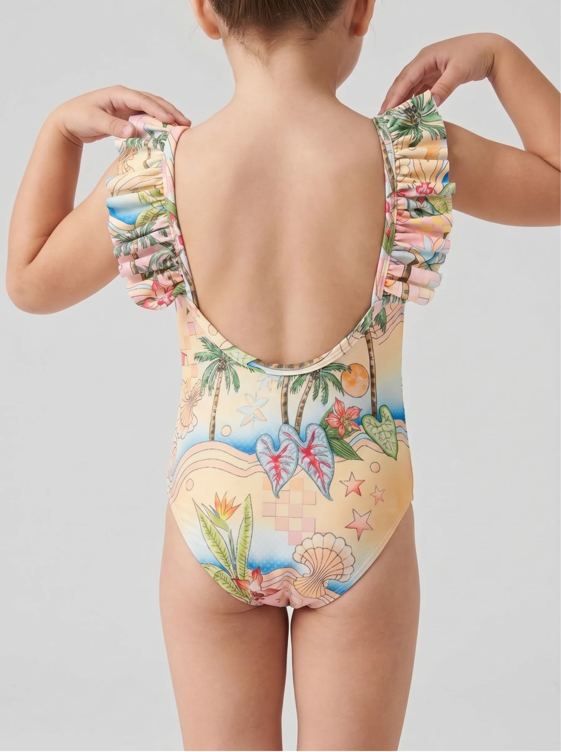 Sunset Beach Kids Swimsuit