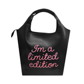 Bucket I'm a LTD Edition Black Bag