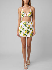 Lemon Blossom Bikini Co-Ord Skirt
