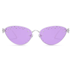 Oceanus X SOJOS Darling Sunglasses Purple