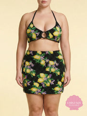 Lemon Blossom Bikini Co-Ord Skirt