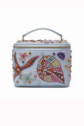 Selene Vanity Blue Makeup Bag