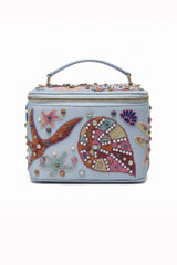 Selene Vanity Blue Makeup Bag