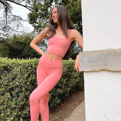 Dahlia Crop Top Watermelon Pink