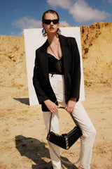 Boomerang Shoulder Bag - Black