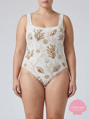 Ocean Treasure White Gold Swimsuit
