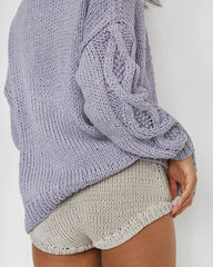 Tom: Lilly Blue Cotton Cardigan