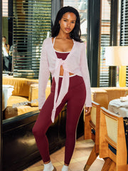 Splice Full Length Leggings - Fig