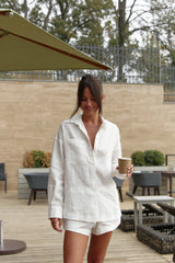 Linen Spirit Shirt White