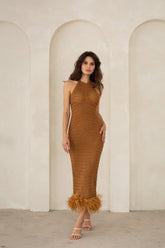 Camilla Crochet Halter Dress