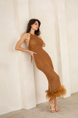 Camilla Crochet Halter Dress