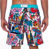 Mens Designer Board Shorts | Fuerte Original Print