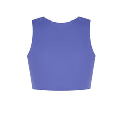CUT OUT BRA TOP - RUSTY GREEN (INSIDE ROYAL BLUE)