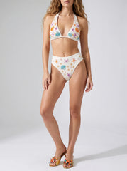 Scarlett Hand Embroidered Luxe Bikini Bottom