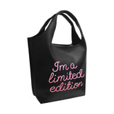 Bucket I'm a LTD Edition Black Bag