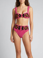 Oceanus X Bárbara Hulanicki Aria Pink Bikini Top