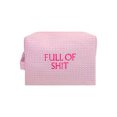 Pink Full of Shit Waffle Bag