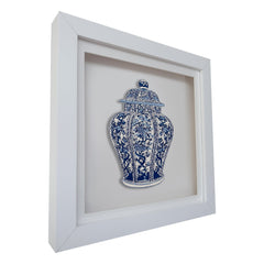 Ginger Jar #1 Embroidered Art Work