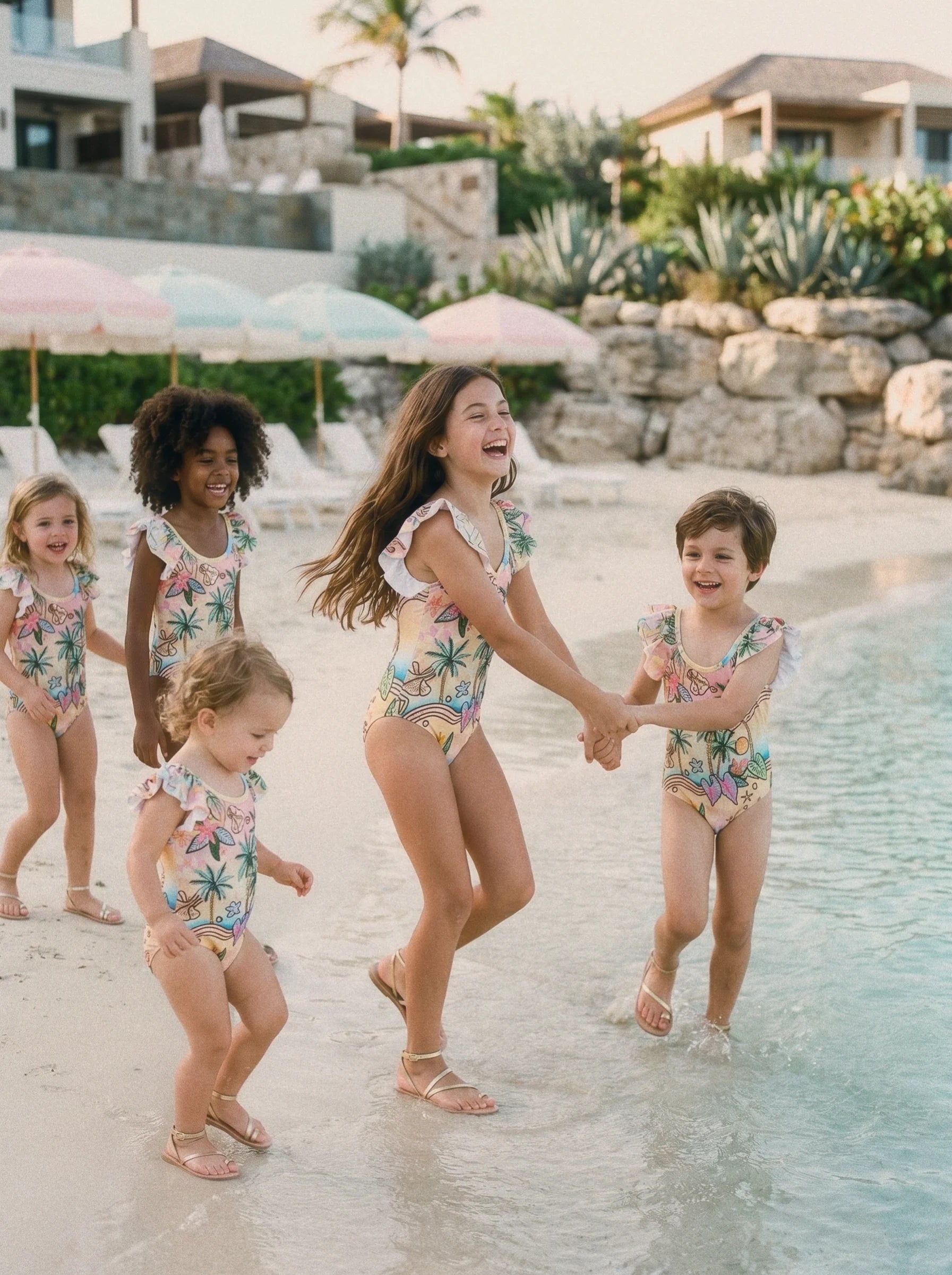 Sunset Beach Kids Swimsuit