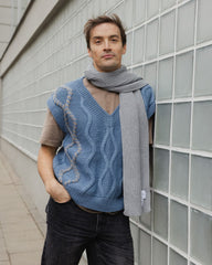 Blaivi Vasara: Baltic Blue Merino Wool Vest
