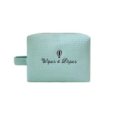 Blue Wipes & Dipes Waffle Bag