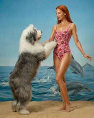 Disney | Oceanus Shell Swimsuit Pink in Stock