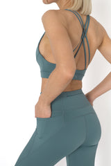 POWERFLOW HIGH-RISE POWER LEGGINGS SLATE BLUE