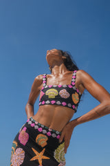 New York Hand-Embroidered Skirt