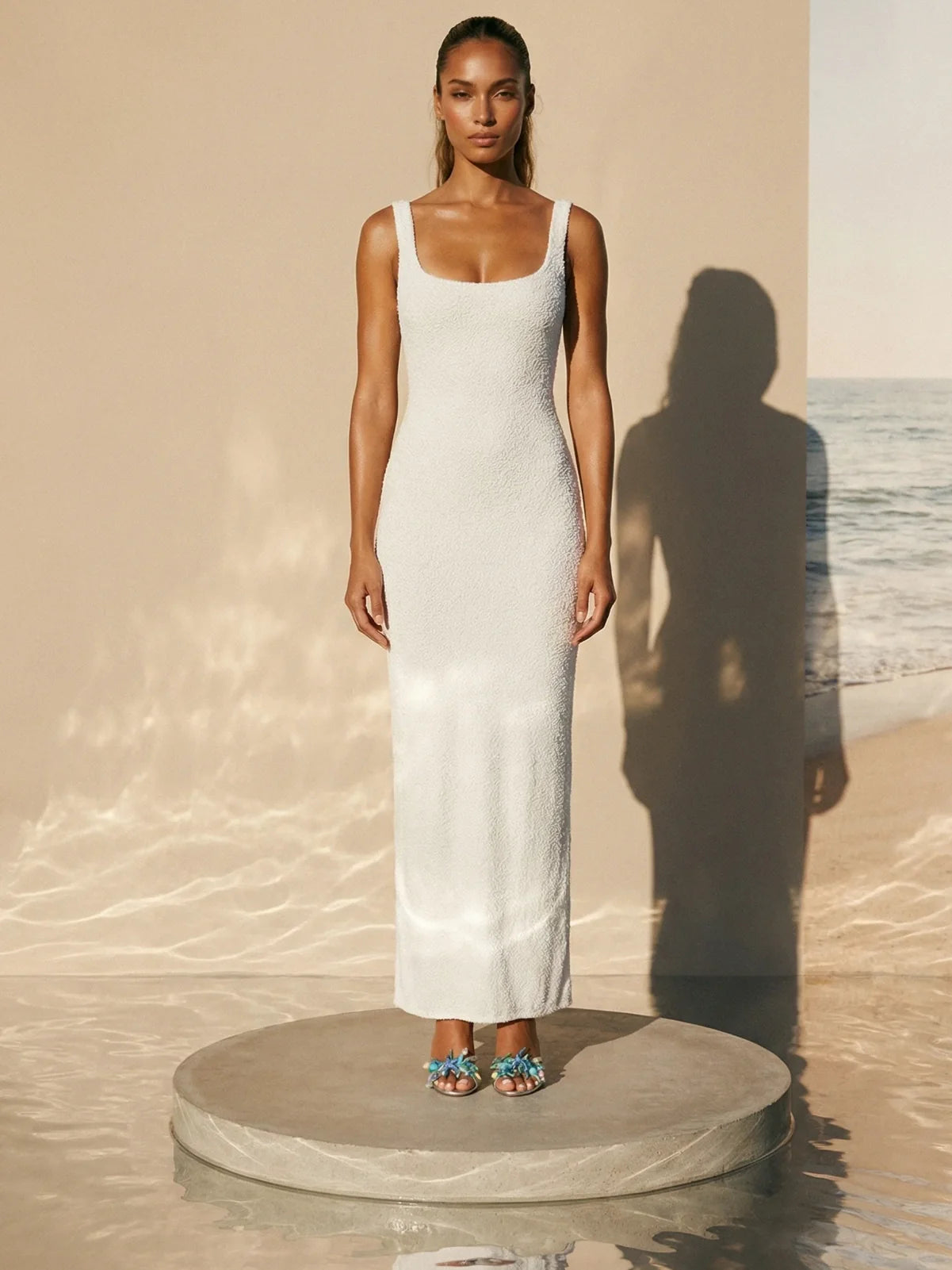 Sofia White Long Dress