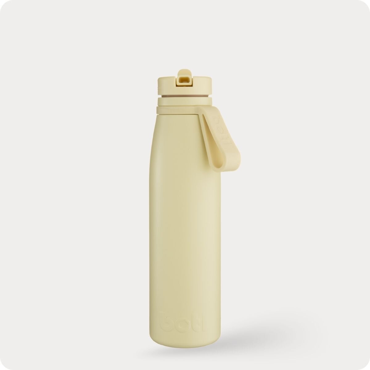 500ml Stainless Steel Insulated Bottle With Straw | Banana Yellow | BOTL