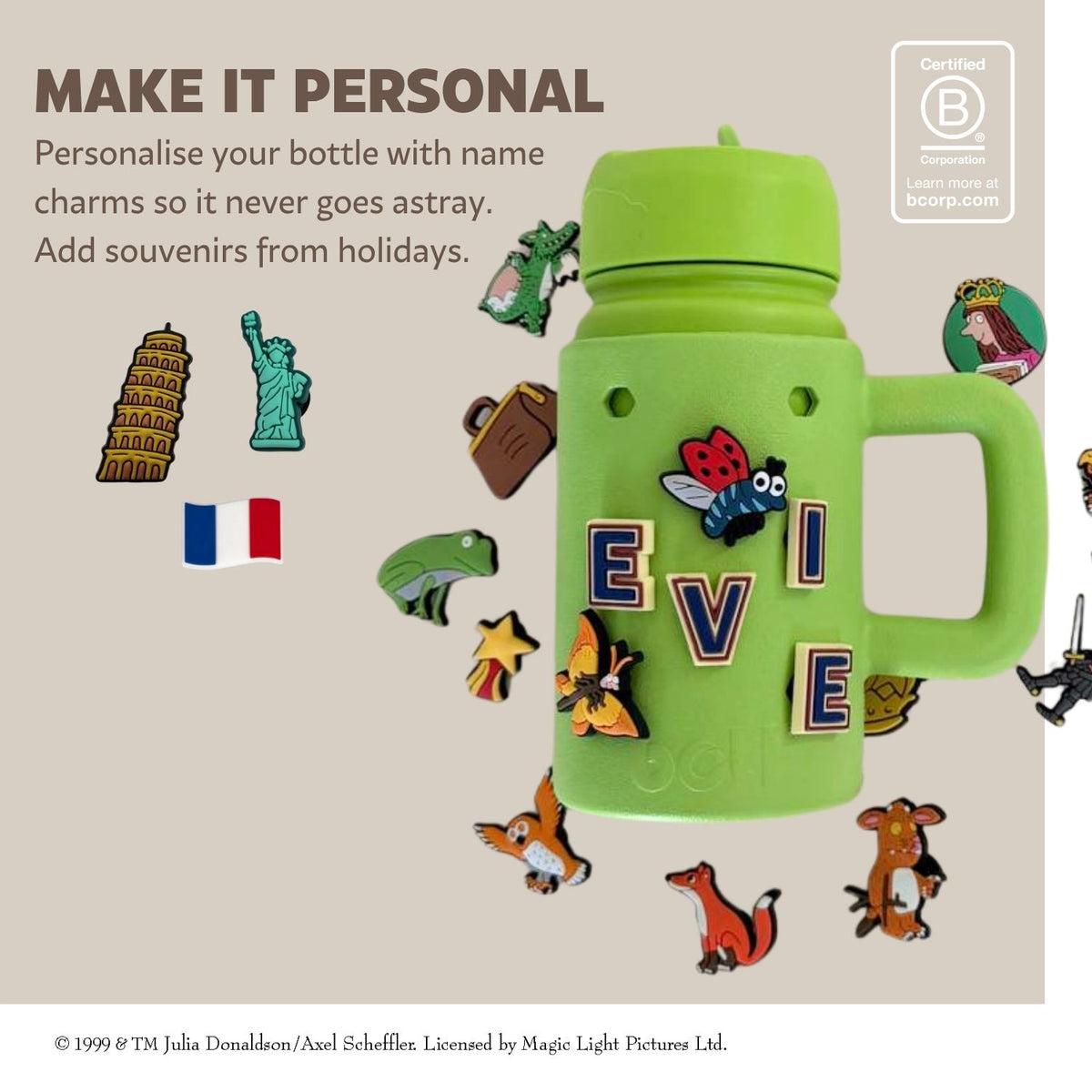 Gruffalo Bottle Bits | Main Characters