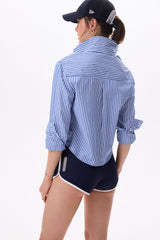 MINI SHIRT- POPLIN CROPPED SHIRT