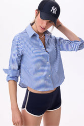 MINI SHIRT- POPLIN CROPPED SHIRT