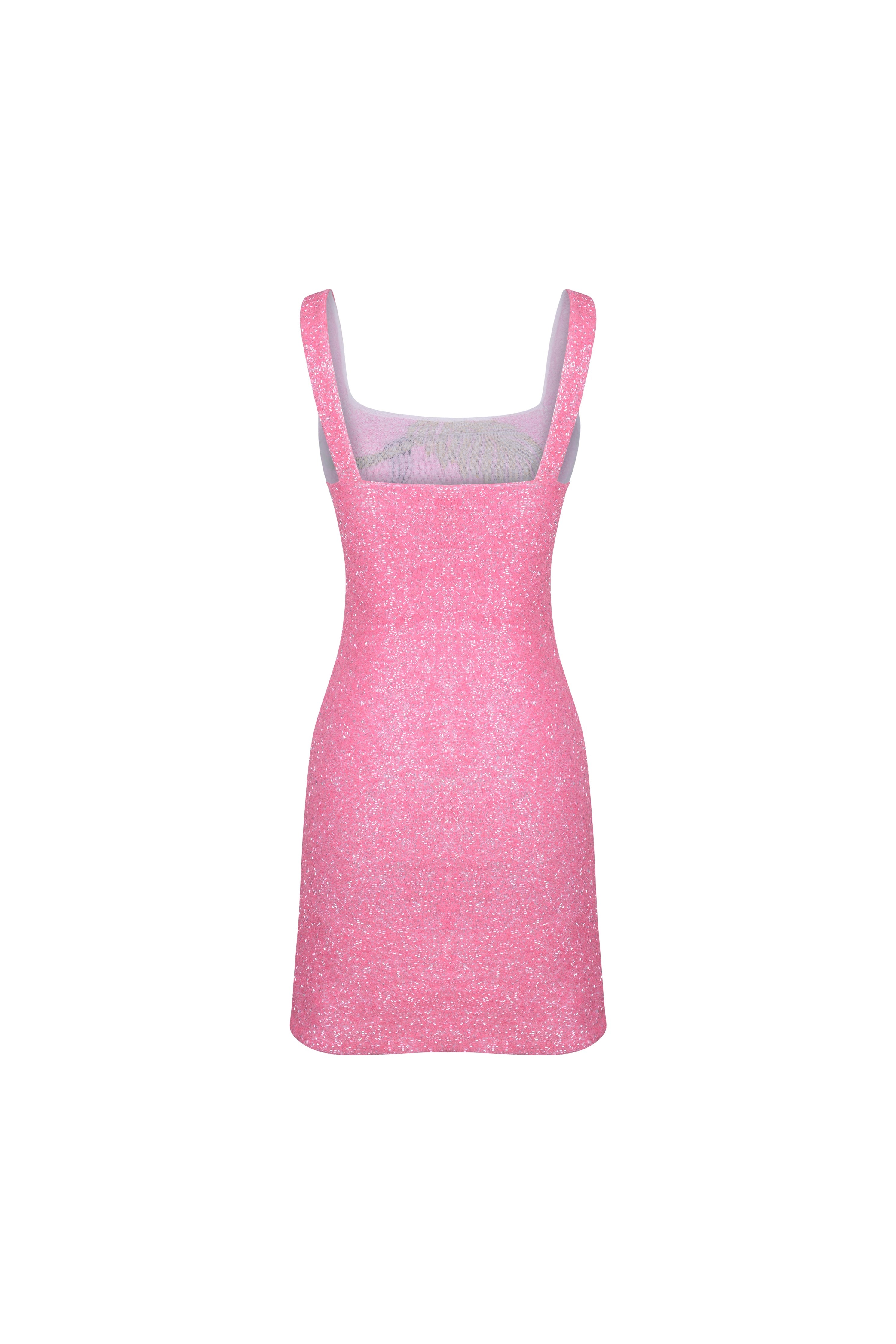 St. Barth Hand-Beaded Crystal Dress