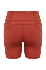 POWERFLOW HIGH-RISE BIKER SHORTS BURNT ORANGE