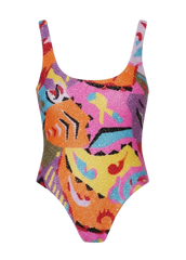 Boston Beaded Swimsuit in Multicolour