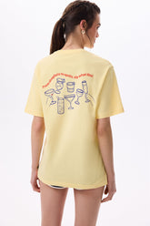 NEGRONI SBAGLIATO T-SHIRT - PALE BANANA YELLOW