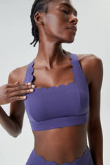 Scallop Cross Back Matching Set