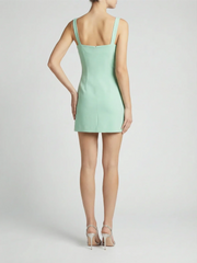 Talia Hand Beaded Multi-Coloured Crystal Party Dress in Stock