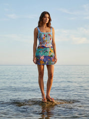 Safari Lagoon Beaded Dress