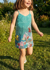 Oceanus | Disney Kids Neptune Dress in Blue