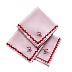 Wedding Ric Rac Napkins | Set 10