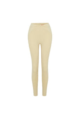 Legging With Stitch Detail - Chino Green